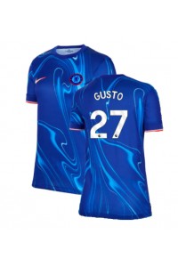 Chelsea Malo Gusto #27 Voetbaltruitje Thuis tenue Dames 2024-25 Korte Mouw